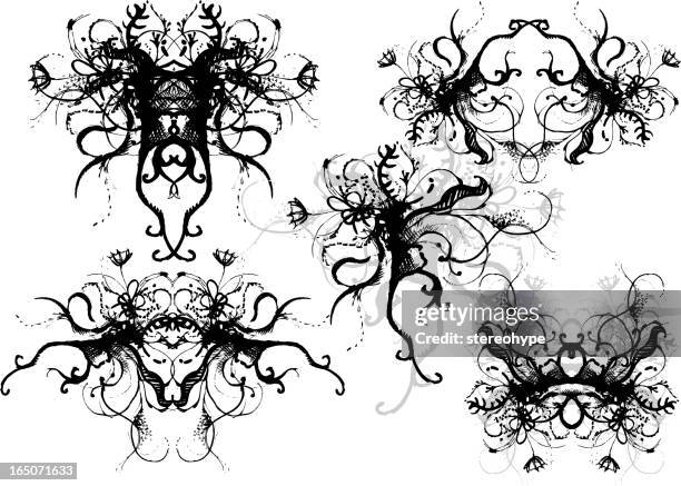sloppy bouquet - pagan stock illustrations