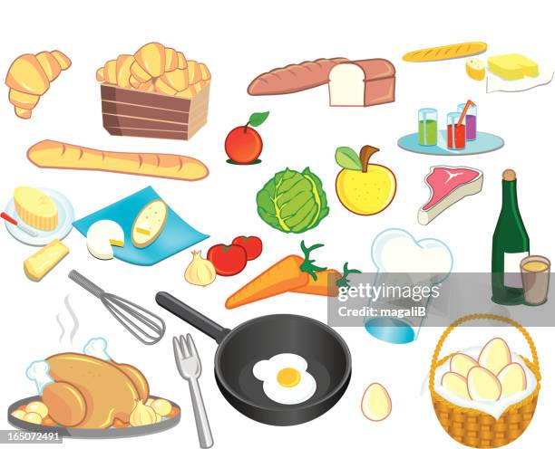 food - iceberg lettuce stock illustrations