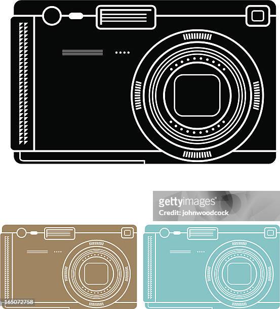 デジタルカメラ。 - コンパクトカメラ点のイラスト素材／クリップアート素材／マンガ素材／アイコン素材