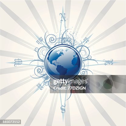 Earth compass Earth compass