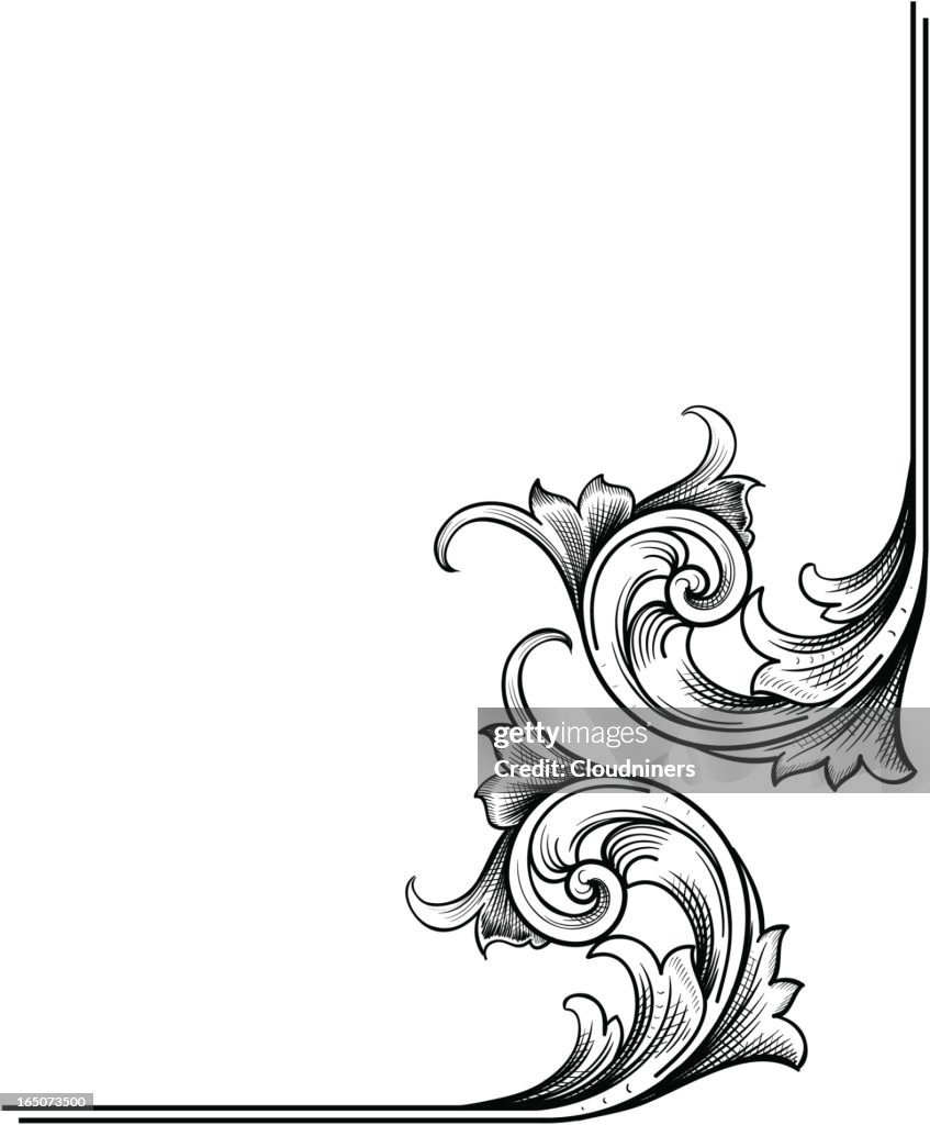 Corner Scrollwork
