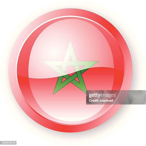 morocco flag icon - moroccan pattern vector stock illustrations
