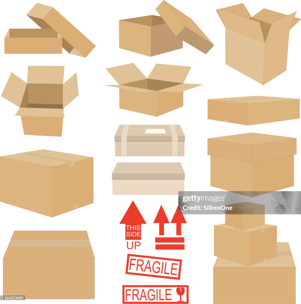 Boxes And Stuff High-Res Vector Graphic - Getty Images