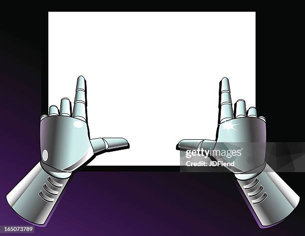cropping - chrome background stock illustrations