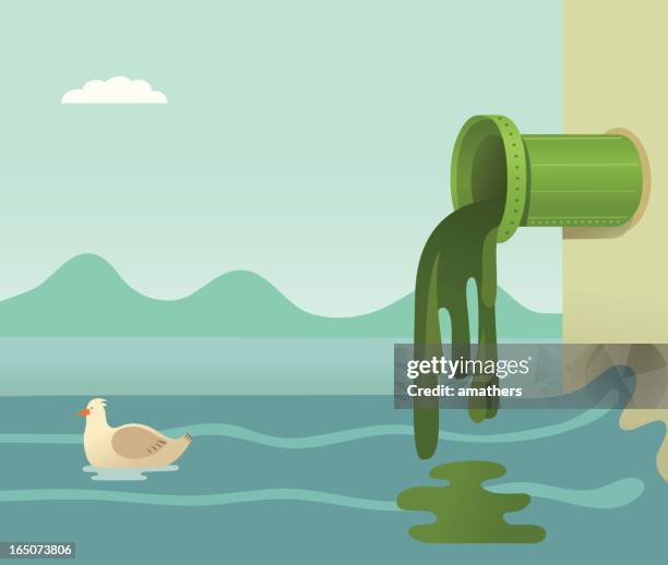 verschwendet - water pollution stock-grafiken, -clipart, -cartoons und -symbole