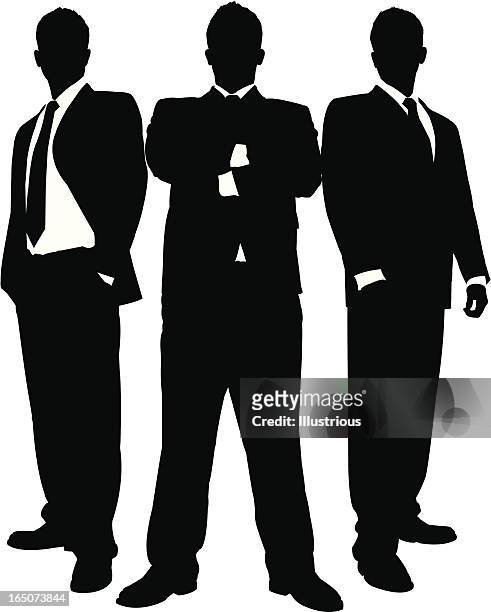 businessmen in black series - only men 幅插畫檔、美工圖案、卡通及圖標