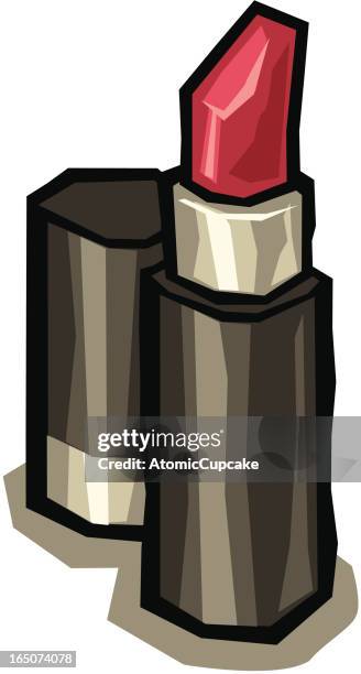 lipstick icon - vanity stock illustrations