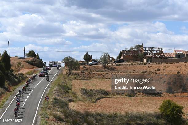 Fabien Doubey of France and Team TotalEnergies, Dylan Van Baarle of The Netherlands and Team Jumbo-Visma, Rudy Molard of France, Michael Storer of...