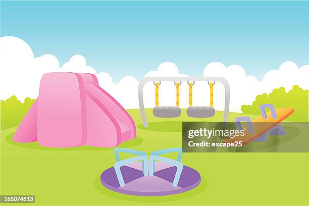 spielplatz - spielplatz stock-grafiken, -clipart, -cartoons und -symbole