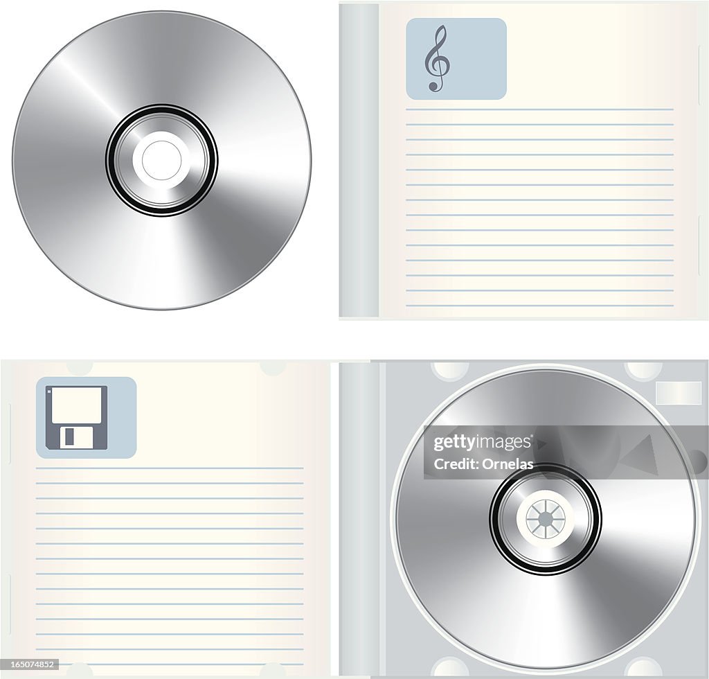 Music Data Cd With Jewel Case High-Res Vector Graphic - Getty Images
