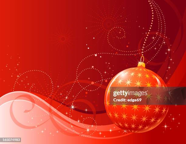 christmas background - christmas scroll stock illustrations
