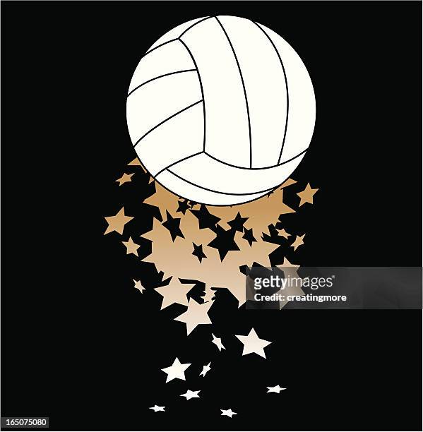 volleyball star - beach volleyball stock illustrations