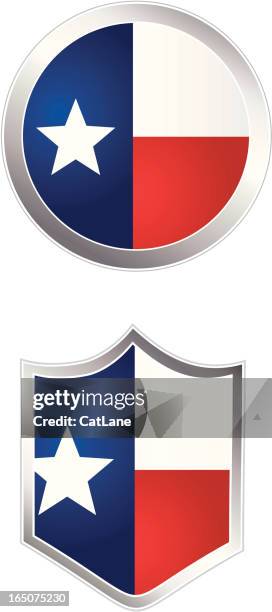 flag button series texas - texas flag vector stock illustrations