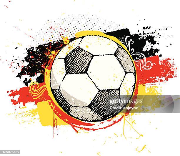 german fußball - deutsche kultur stock-grafiken, -clipart, -cartoons und -symbole