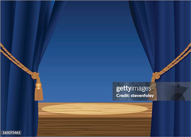 all the world's a stage - frayed rope stock illustrations