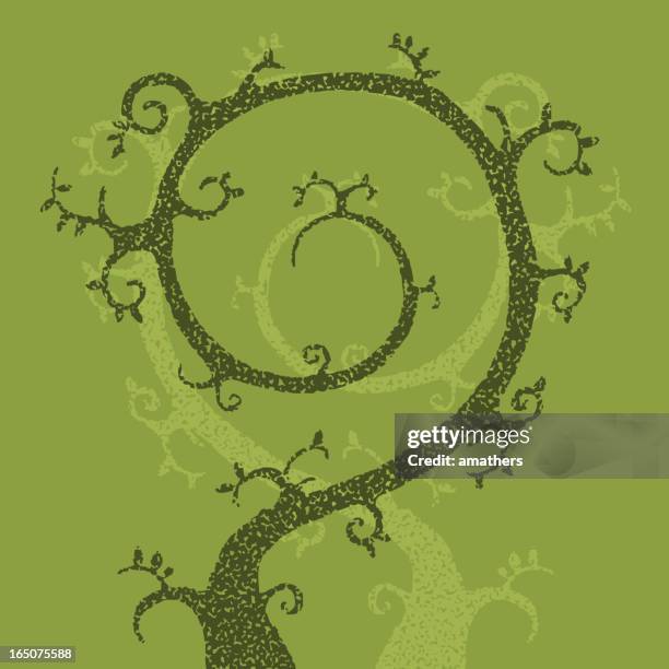 textured vine - weeding stock illustrations