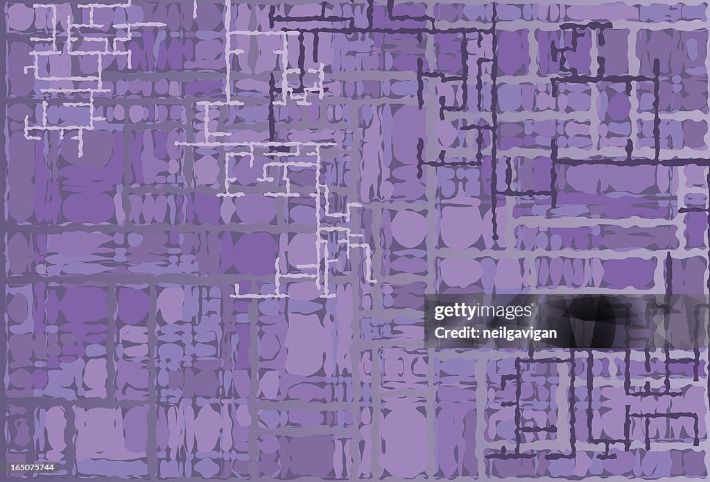 Purple Network Patchwork