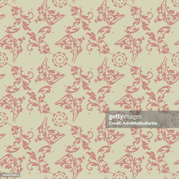 seamless tiled wallpaper xiv - tapestry stock illustrations