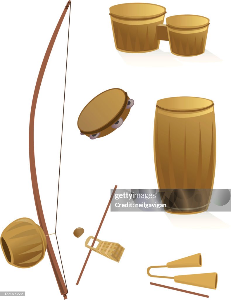 Capoeira Percussion Insruments