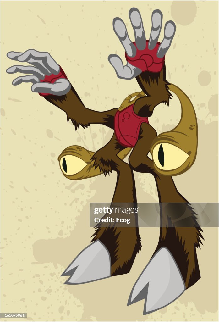 Hooved monkey alien from another dimension.