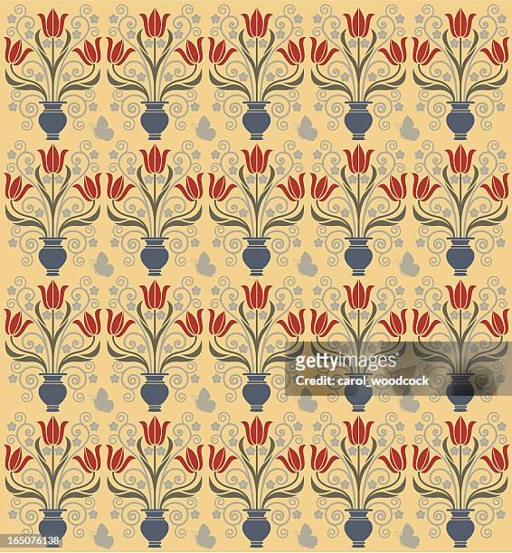 tulip background pattern - animal markings stock illustrations