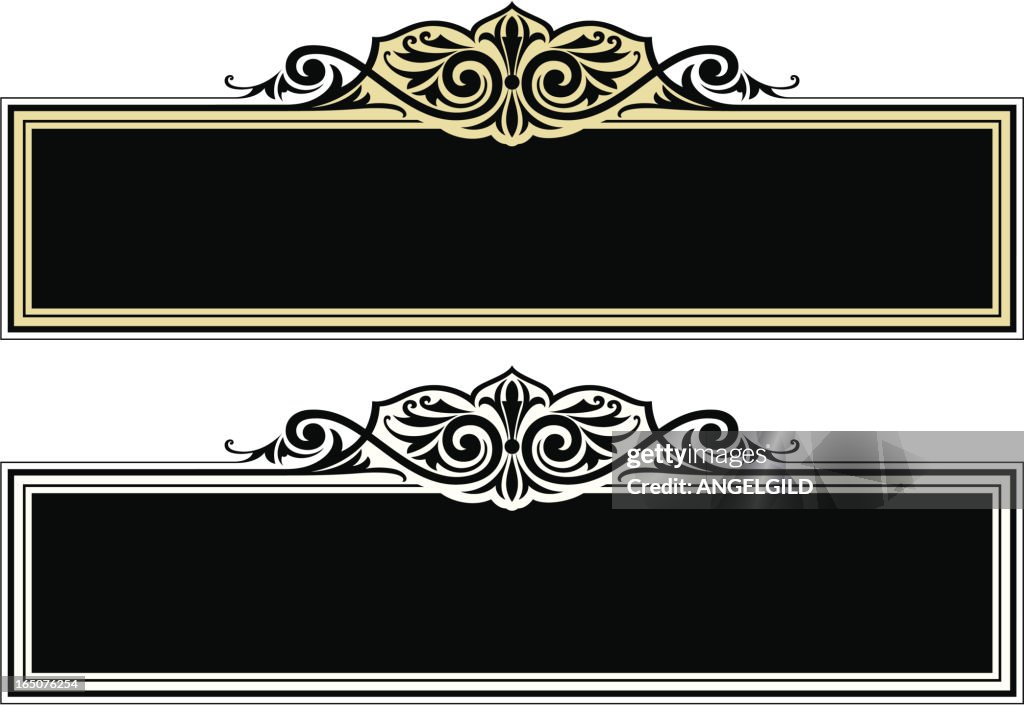 Scroll Labelling Label Scroll Design High-Res Vector Graphic - Getty Images