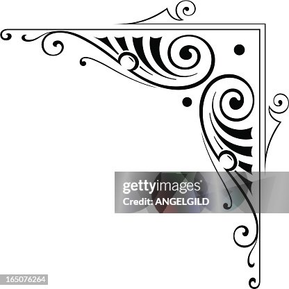 Example Of Corner Frame Corner Clip Art
