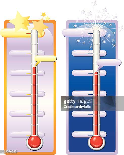 fundraising thermometers - thermometer goal stock illustrations