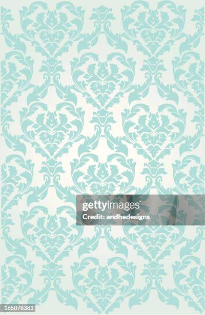 ornate wallpaper background - fleur de lis pattern stock illustrations