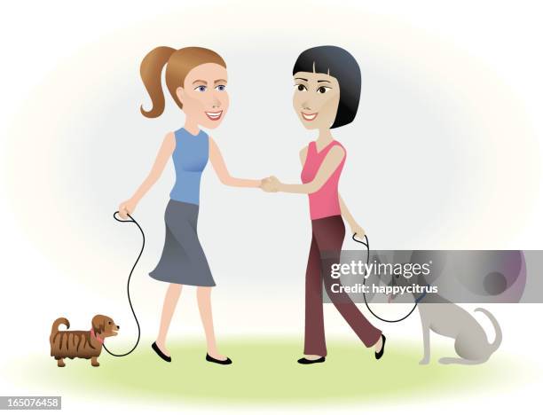 hello new friend - meet new friends stock illustrations