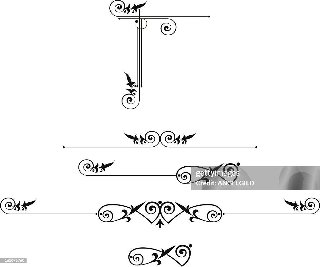 Scroll Elements and Corner Design