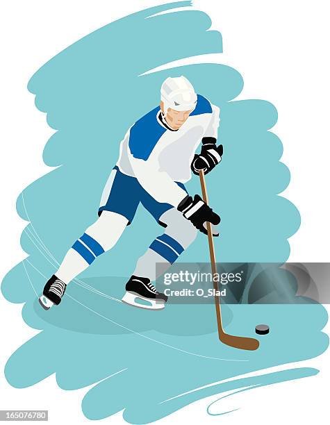 ice hockey player - hockey rink stock illustrations