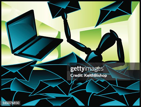 Email Overload High-Res Vector Graphic - Getty Images