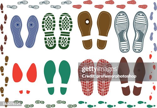 Shoe prints Shoe prints