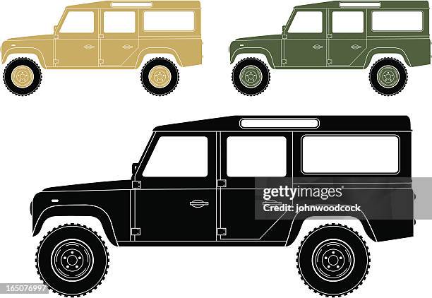 offroad vehicle. - off road vehicle stock illustrations