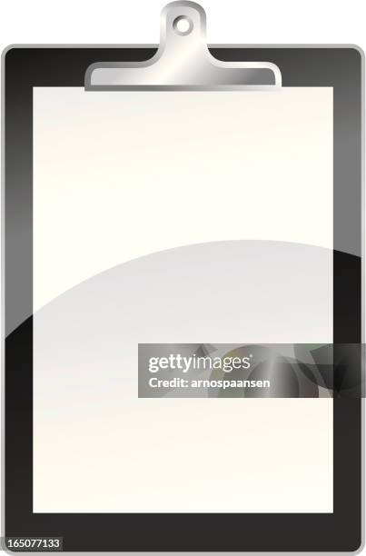 clipboard web 2.0 style - clamp stock illustrations