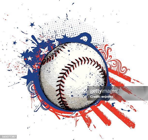 american baseball - baseball sport stock illustrations