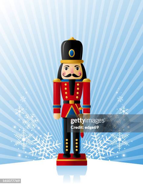christmas nutcracker - nutcracker stock illustrations