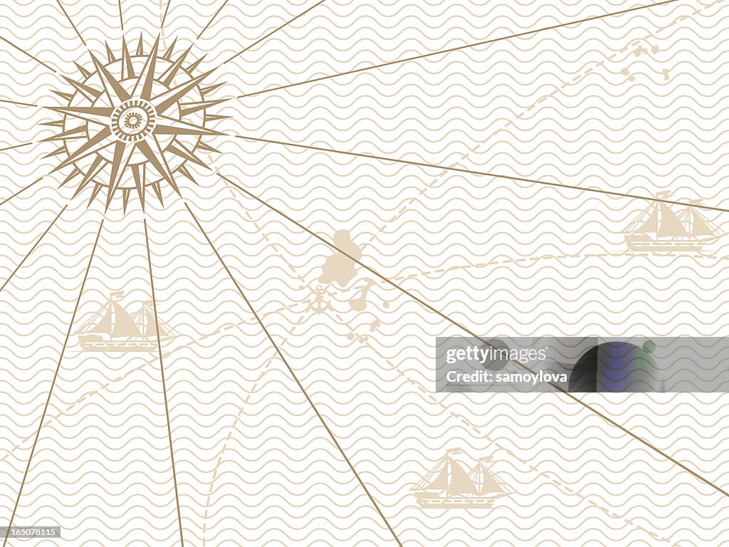 Vintage map background