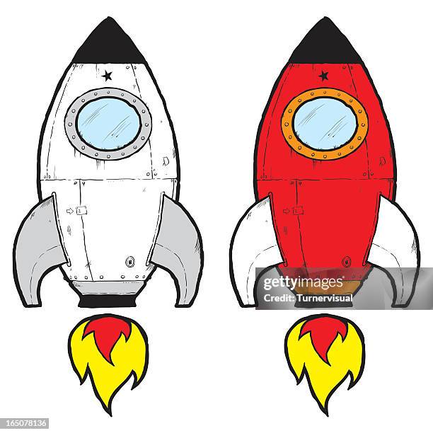 rocket ships - spaceship window stock illustrations