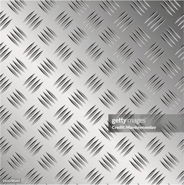 metal plate - diamond plate stock illustrations