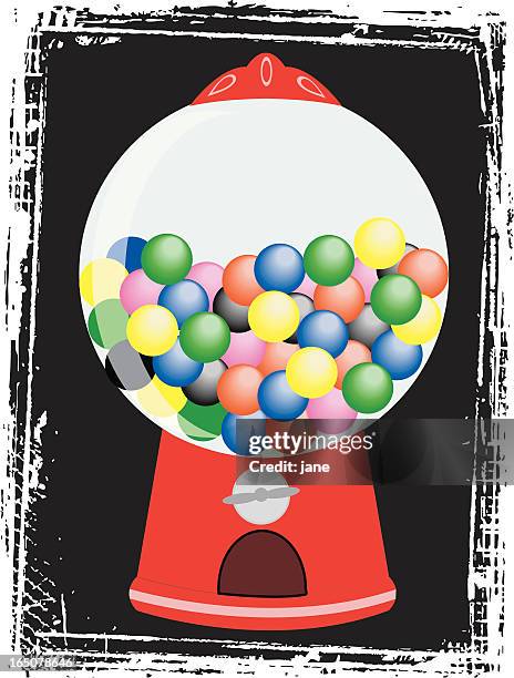 gumball machine - vending machine stock illustrations