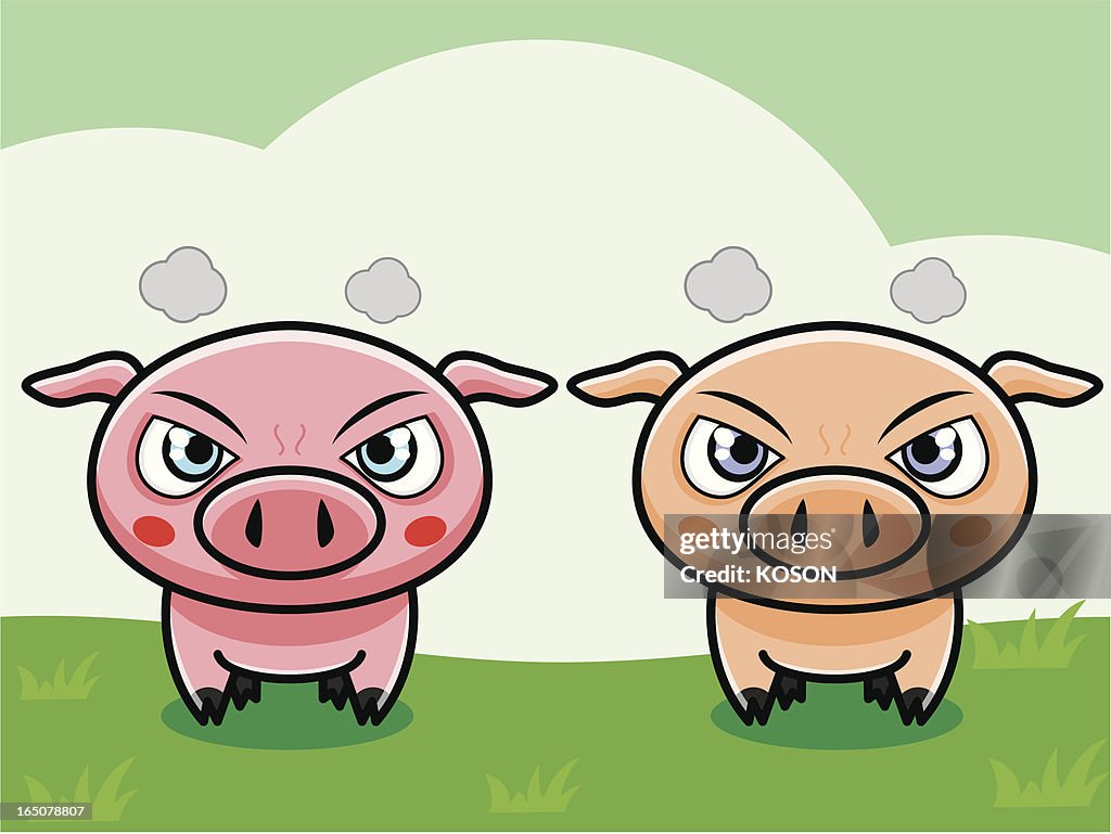 Pig Cartoon High-Res Vector Graphic - Getty Images