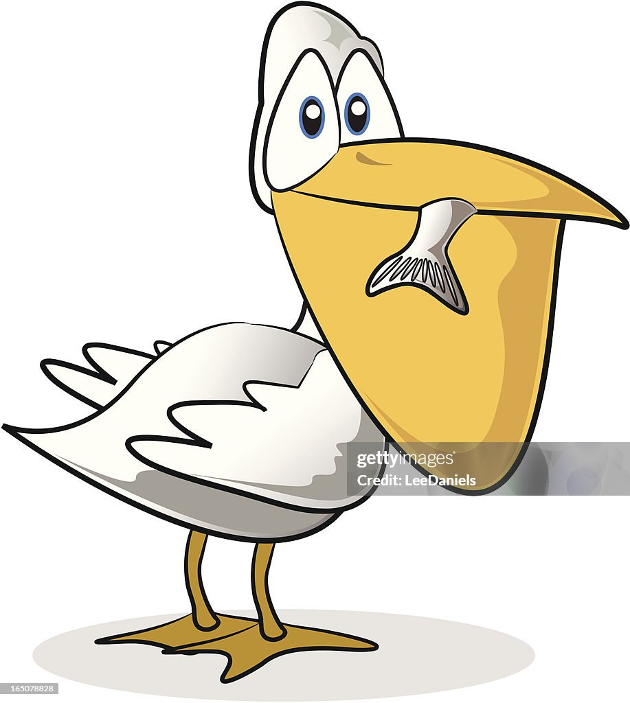 Pelican Cartoon High-Res Vector Graphic - Getty Images