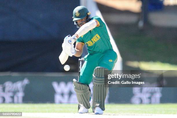 Temba Bavuma of the Proteas during the 1st Betway One Day International match between South Africa and Australia at Mangaung Oval on September 07,...