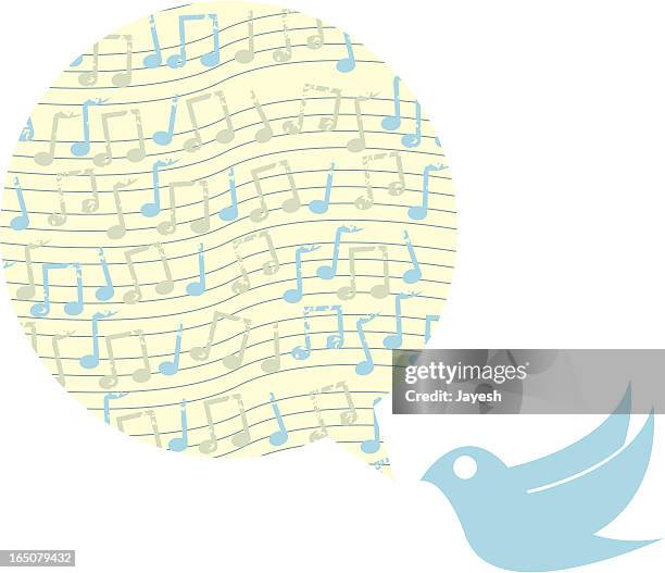 Bird Ringing Drawing 335 Singing Bird Drawing Stock Photos, High-Res Pictures, and Images ...