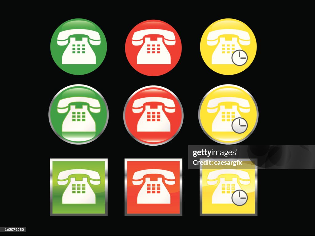 Old phone icons