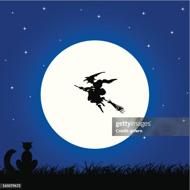 halloween - graveyard background stock illustrations