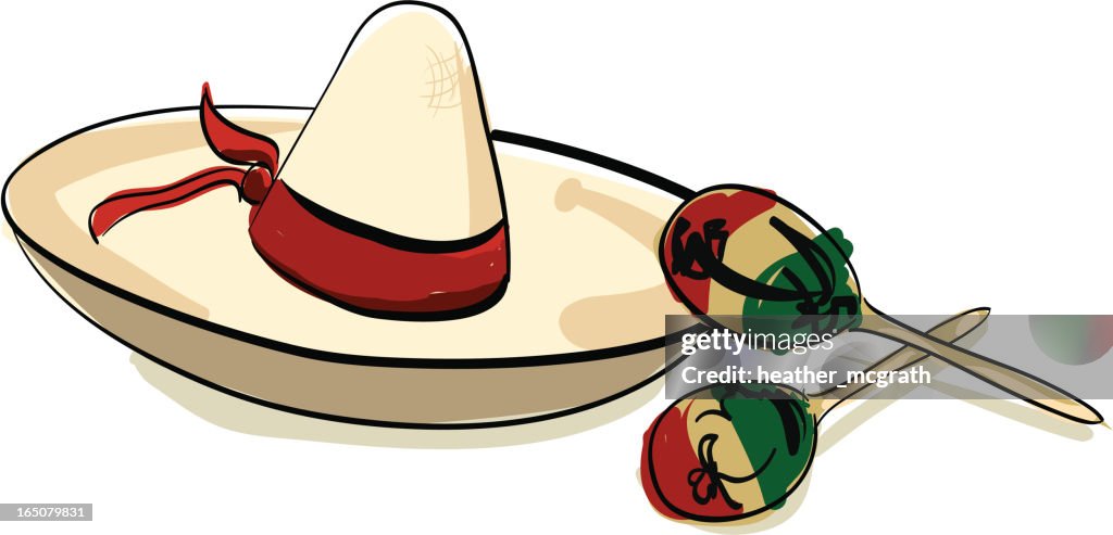 Sombrero and Maracas
