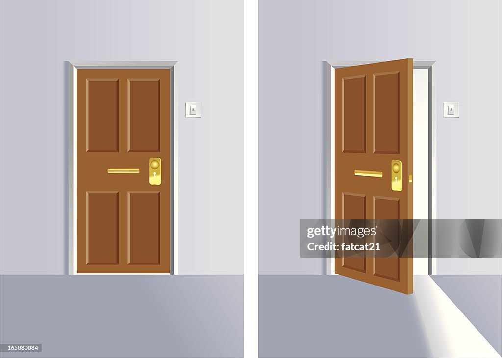 Opening and close door